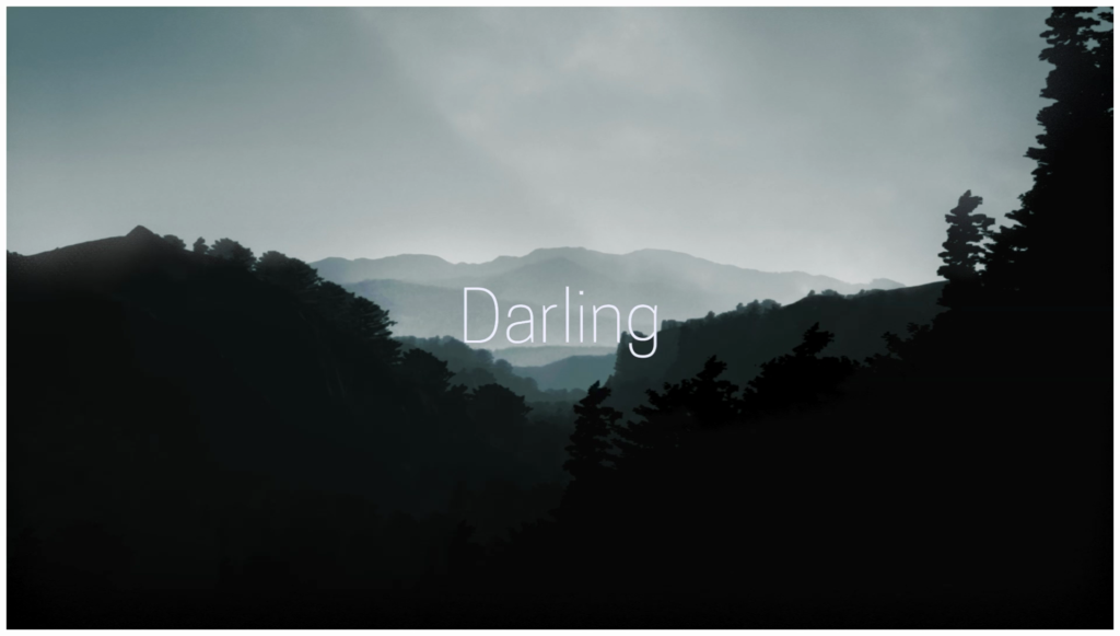 Darling title screen